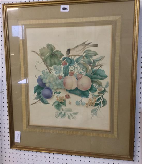 Early 19th Century still life watercolour fruits